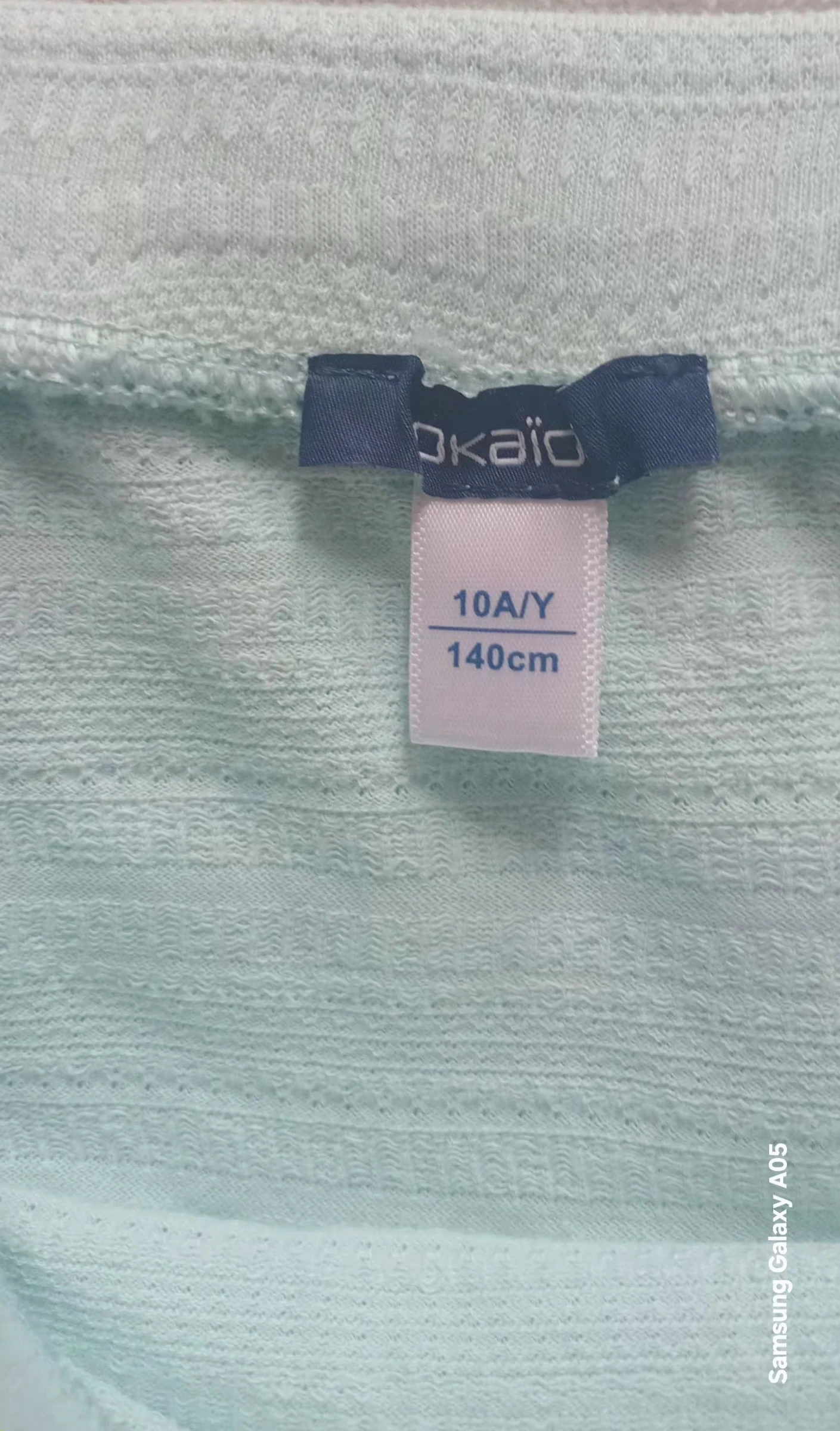 Saia Okaïdi de algodão premium, babados elegantes (10A) – photo 9